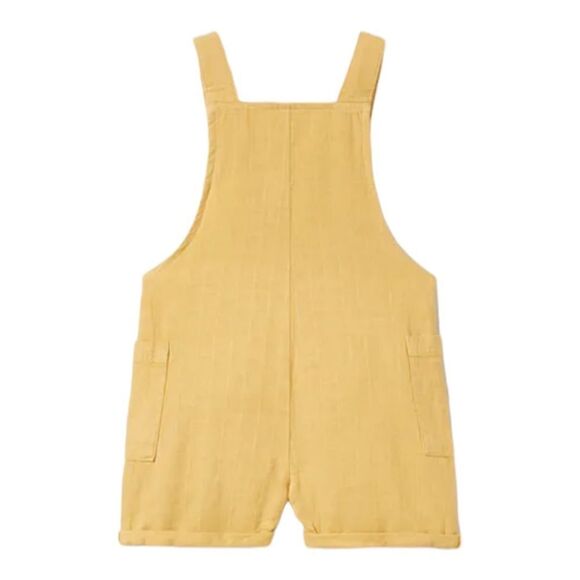 ZARA Kids | Yellow | LINEN BLEND OVERALLS - Picture 2 of 7